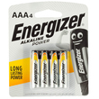 Energizer Alkaline Battery Aaa Size 4`S (Card)