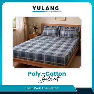 Yulang Poly Cotton Bedsheet Set Double (5PCS) YGJEB6-7872P