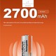 Camelion Flying Lion KTV Microphone NiMH Rechargeable Battery No.5 AA 2700mAh ELE0001044B