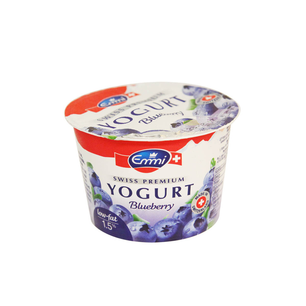 Emmi Swiss Premium Low Fat 1.6% Yoghurt Blueberry 100G