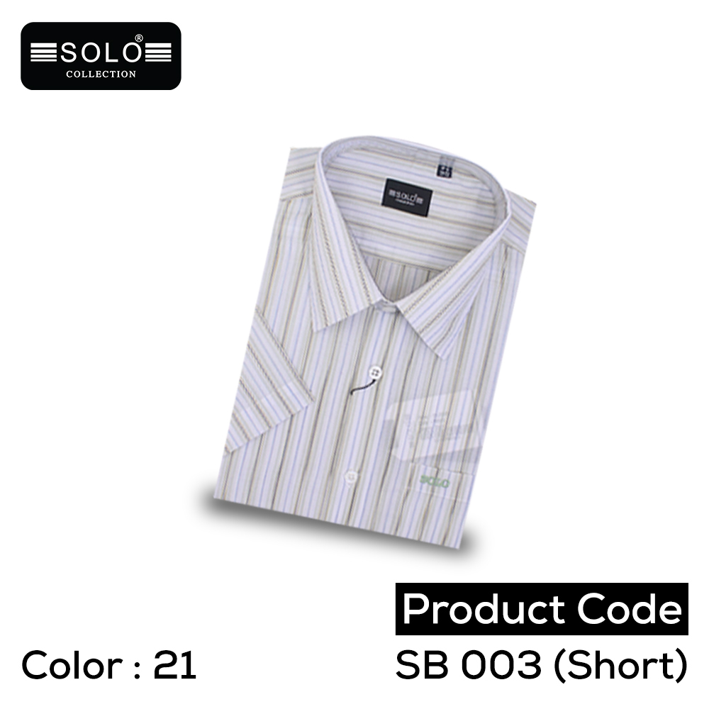 Solo Collection SB 003 (Short) Regular Shirt Extra Large 21
