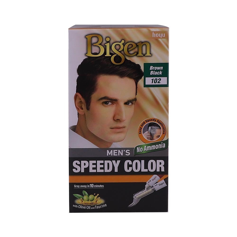 Bigen Men Speedy Hair Color Cream Brown Black 102