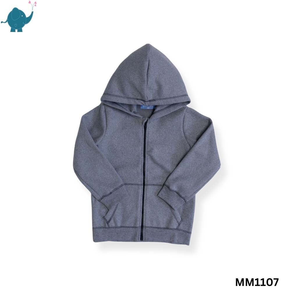 Max & Mia Unisex Hoodie MM1107 Gray Medium