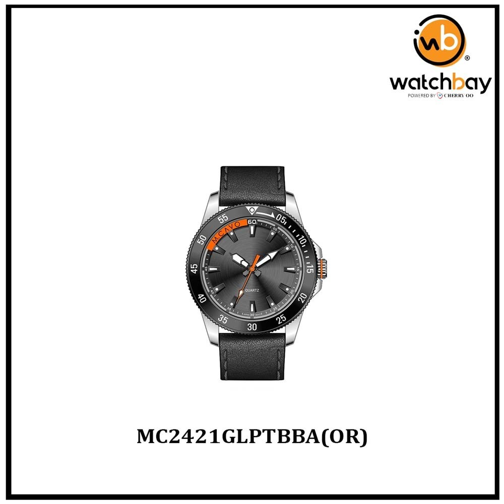 M. Cavo Men Watch MC2421GLPTBBA(OR) Cherry Oo