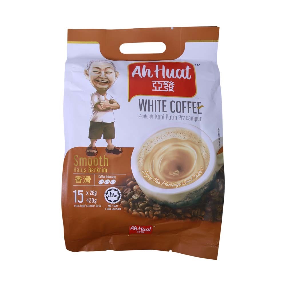 AH  Huat White Coffee Smooth 15PCS 420G.