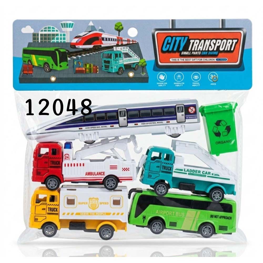 Baby Cele City Transport Car Toy Set 5PCS 12048