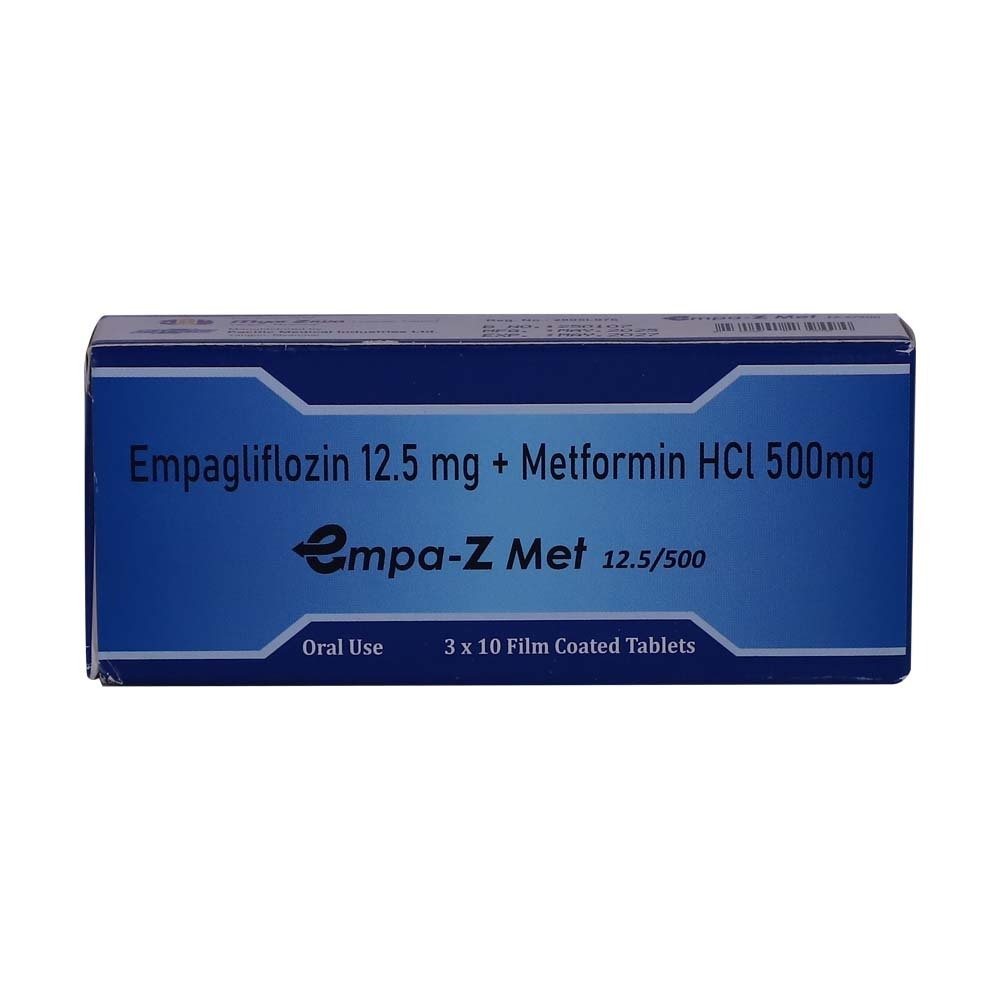 Empa-Z Met 12.5MG & 500MG 10PCS x 3