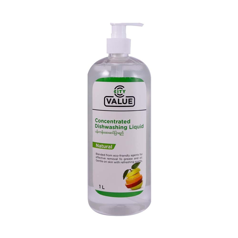 City Value Dishwashing Liquid Natural 1L (U)