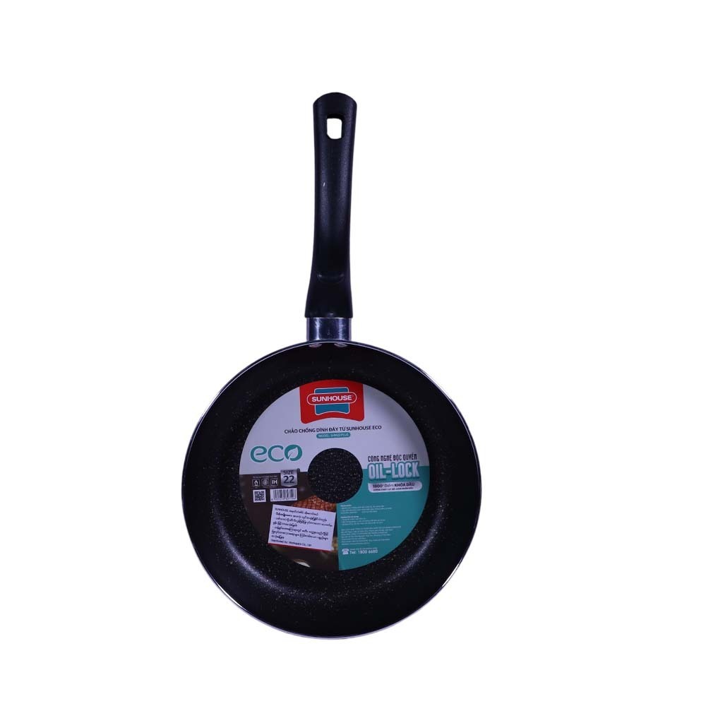 Sunhouse Eco Oil Lock Fry Pan 22cm SHM22PLUS
