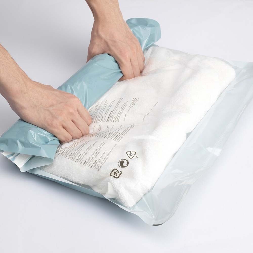 Ikea Spantad Vacuum-Sealed Bag Roll-Up, Set Of 2, Light Blue304.275.67