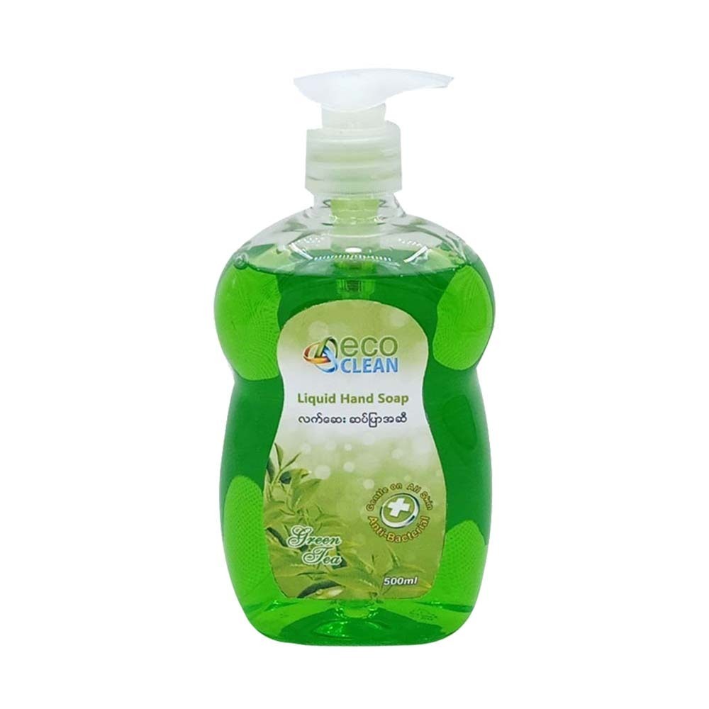 Eco Clean Hand Wash With Pump (Green Tea) 500ML