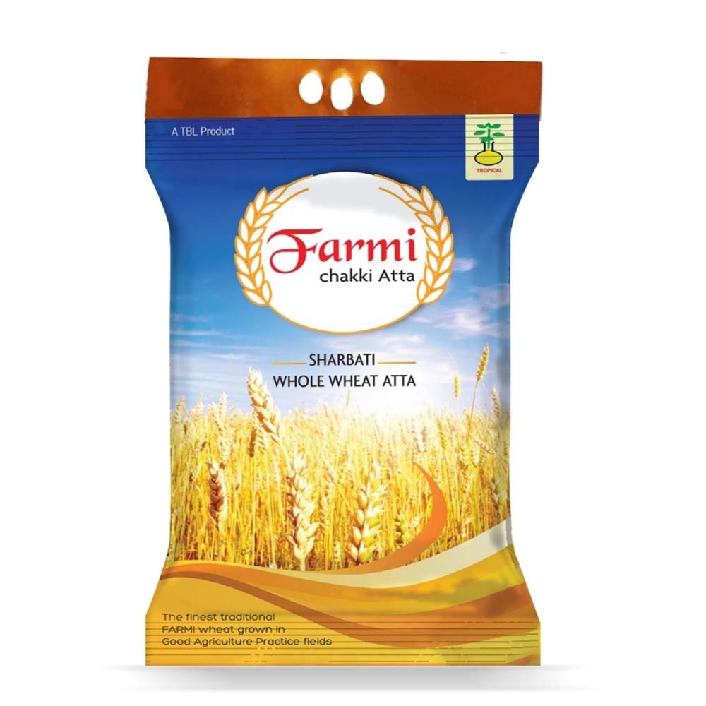 Farmi Sharbati Whole Wheat Atta Flour 5KG