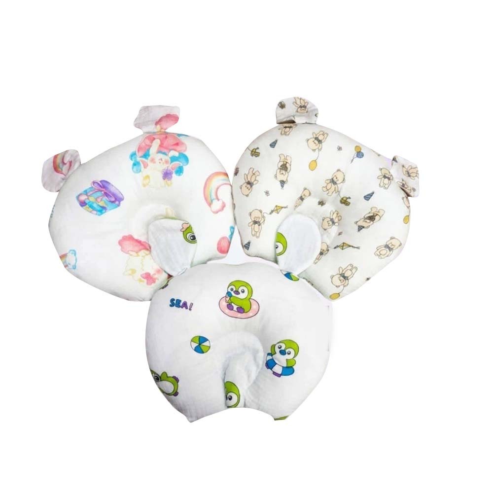 Baby Cele Soft Cotton Baby Head Shaping Pillow 12101 1PC Random