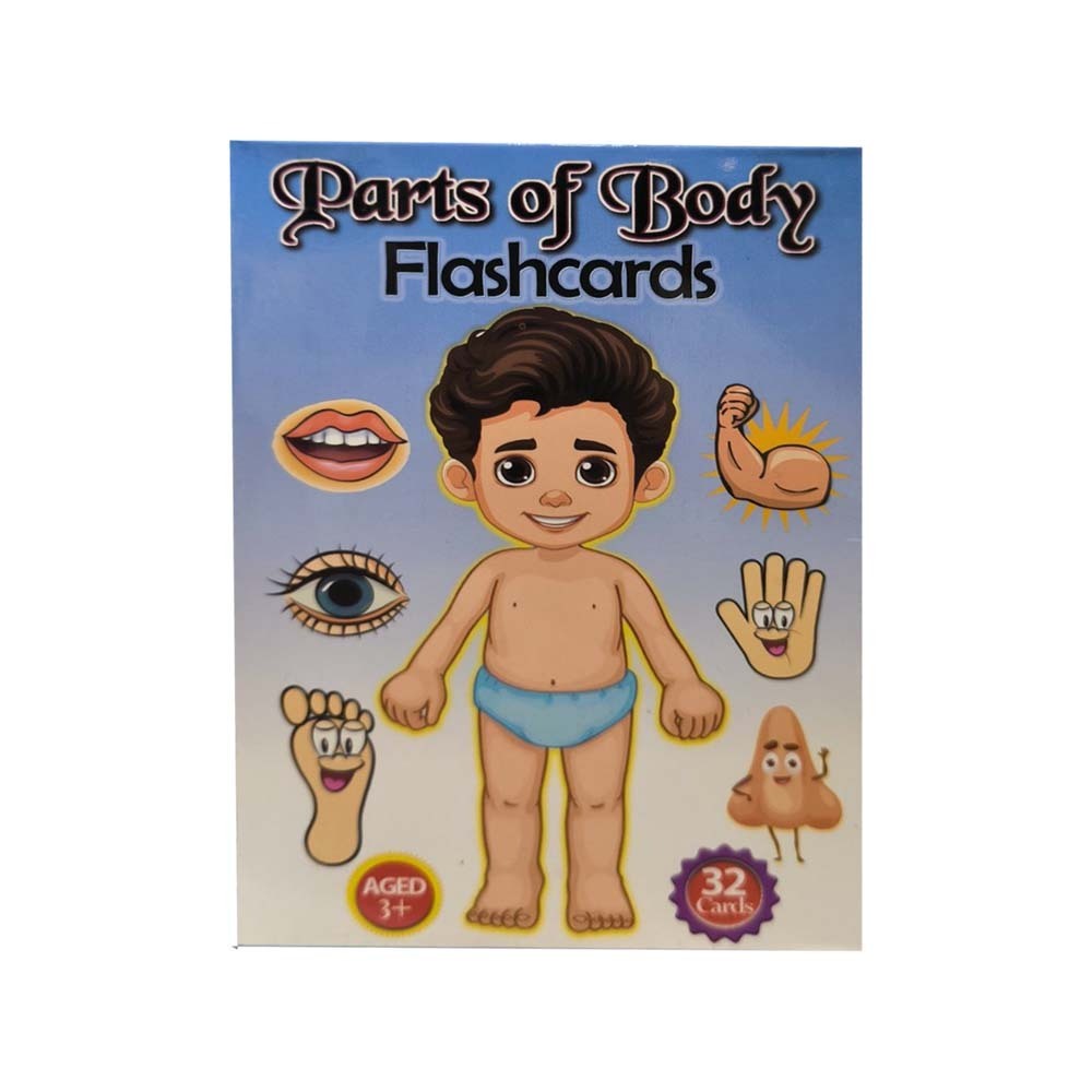 Parts Of Body Flashcards(Kids World)