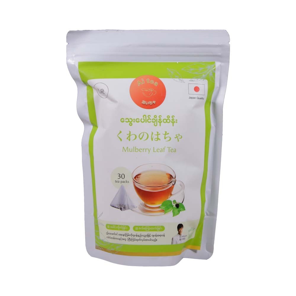 သွန်းပန် Mulberry Leaf Tea (သွေးပေါင်ချိန်ထိန်း) ၃၀ထုပ်