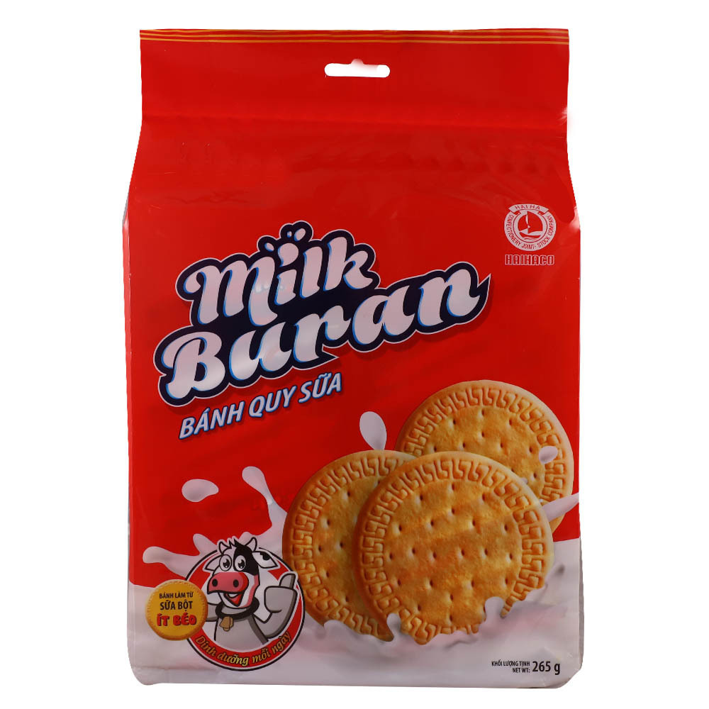 Haihaco Milk Buran Biscuits 265G