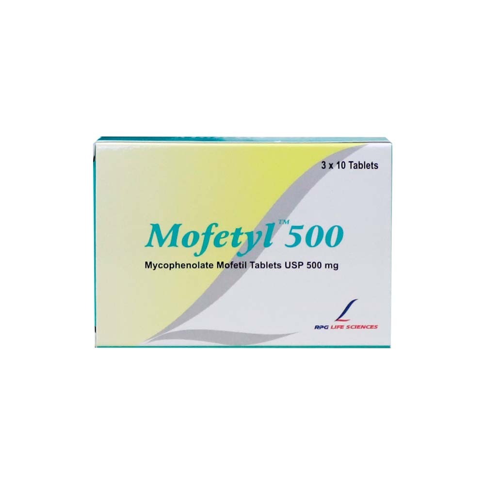 Mofetyl 500 Mycophenolate Mofetil 10PCSx3