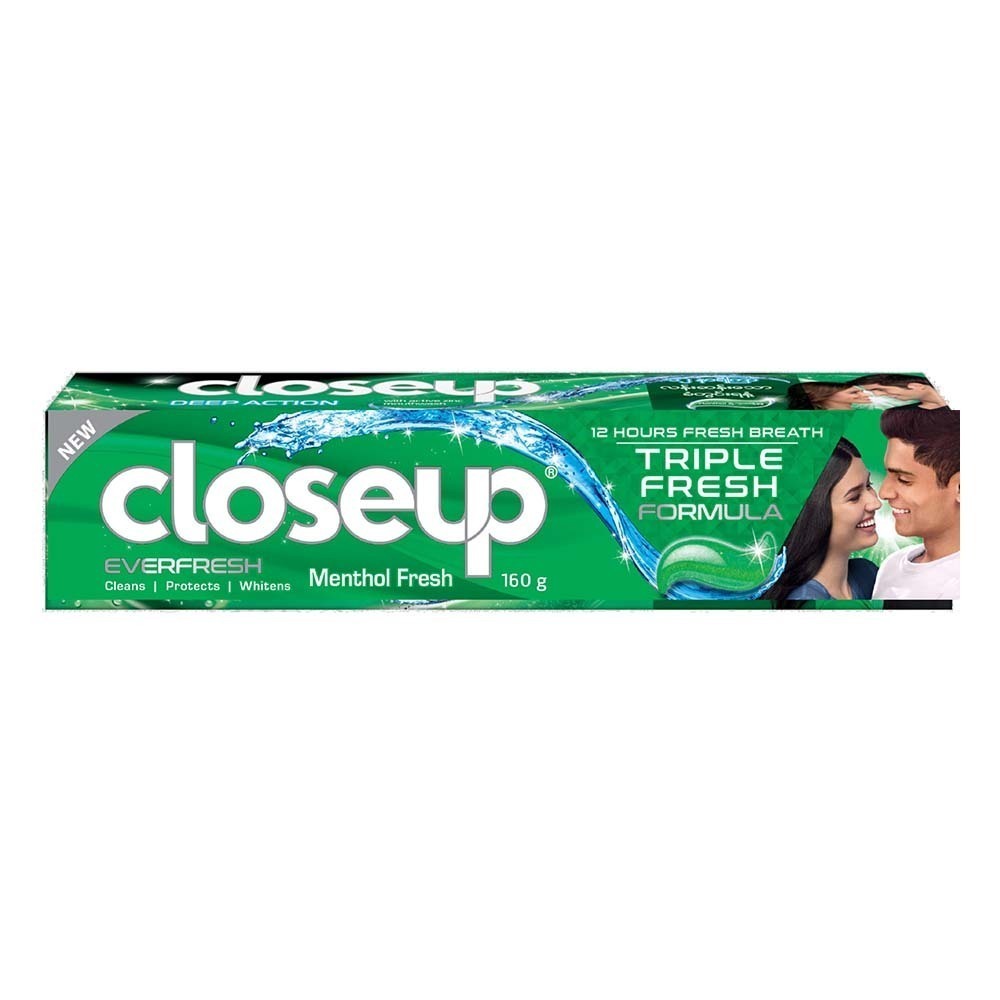 Close Up Toothpaste Menthol 12Hrs Fresh 160G
