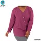 The Ori Women Long Sleeve Top LBD026 Deep Red (XL-50)