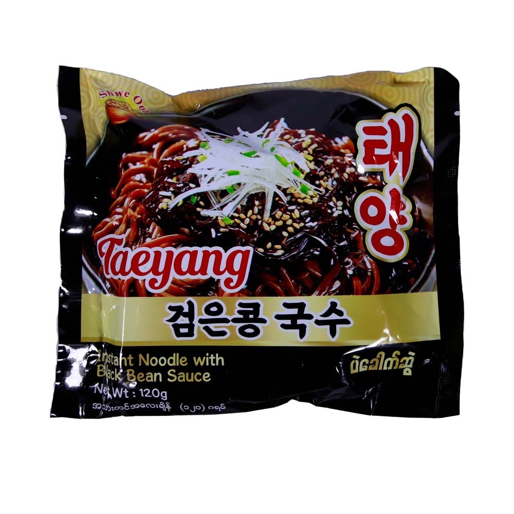 Shwe Oah Instant Noodle Black Bean 120G