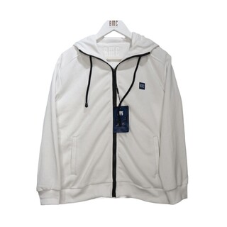 BMC Zip Hoodie 8310076 White Large
