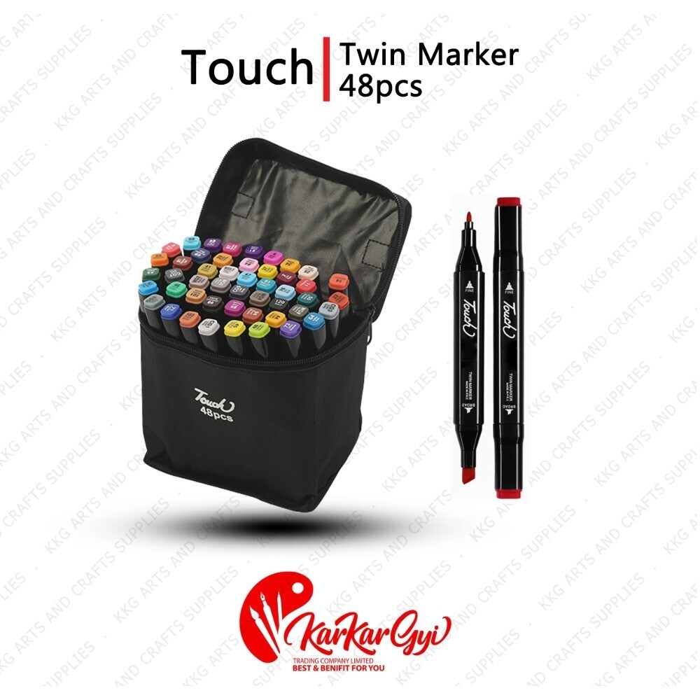 Touch Twin Art Marker Pen Set 48PCS