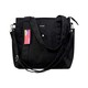 Konoko Canvas Tote Bag Medium with Strap (Black)