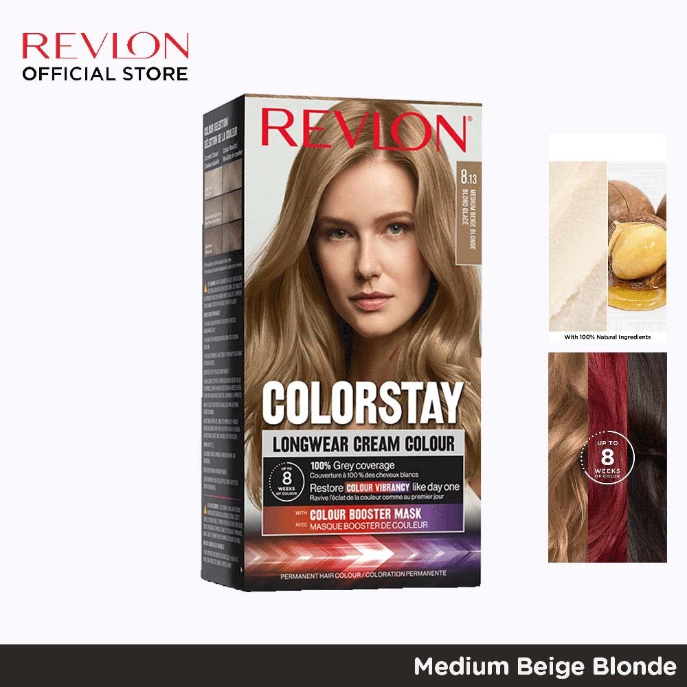 Revlon ColorStay Longwear Cream Color Hair Colouring (8.13 Medium Beige Blonde)