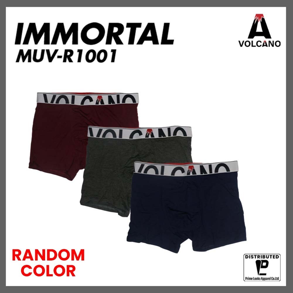 VOLCANO Immortal Series Men's Cotton Boxer [ 2 PIECES IN ONE BOX ] MUV-R1001/M