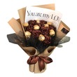 Artificial Brown Rose & Choco