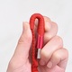 NEW U78 Cotton Treasure Elastic Charging Data Cable For Lightning/Red
