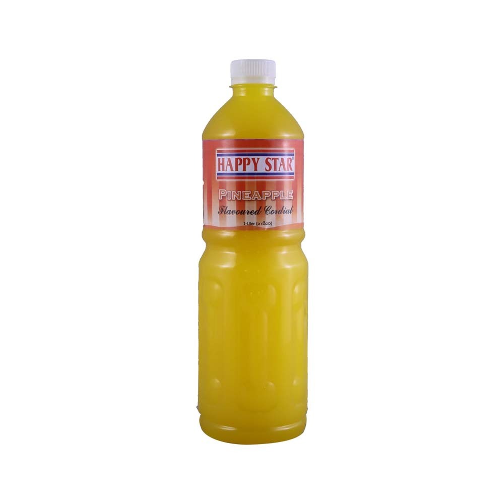 Happy Star Pineapple Cordial 1L