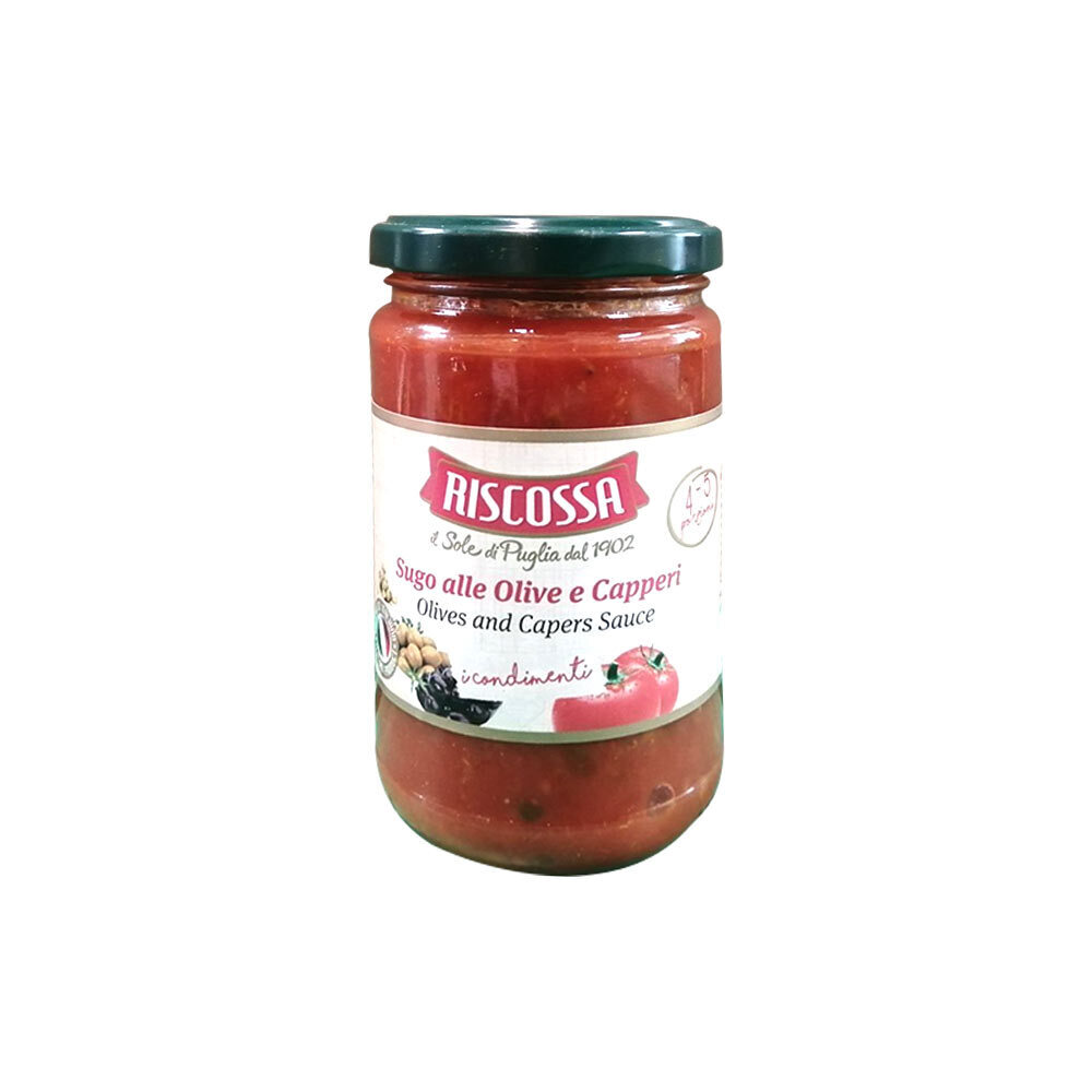 Riscossa Tomato Sauce Olive&Capperi 295G