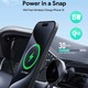 Aukey HD-MC13 MagFusion Dash Qi2 Magnetic Fast Wireless Charging Phone Mount