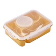 Food Container Lunch Box 4 Comparment Yellow