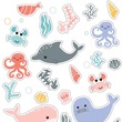 Jourcole  Sea Life Sticker 1 Sheet 4x5inches JC0024