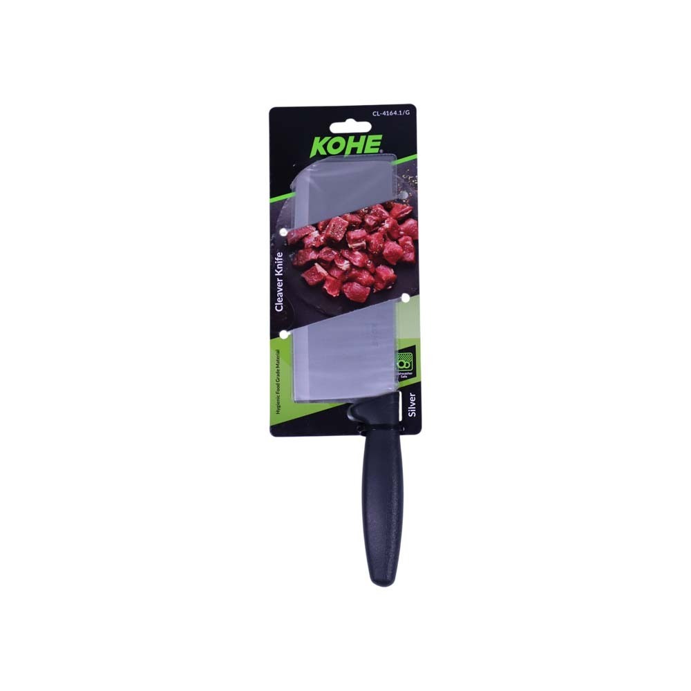 Kohe Silver Cleaver Knife 6.7in CL-4164.1/G