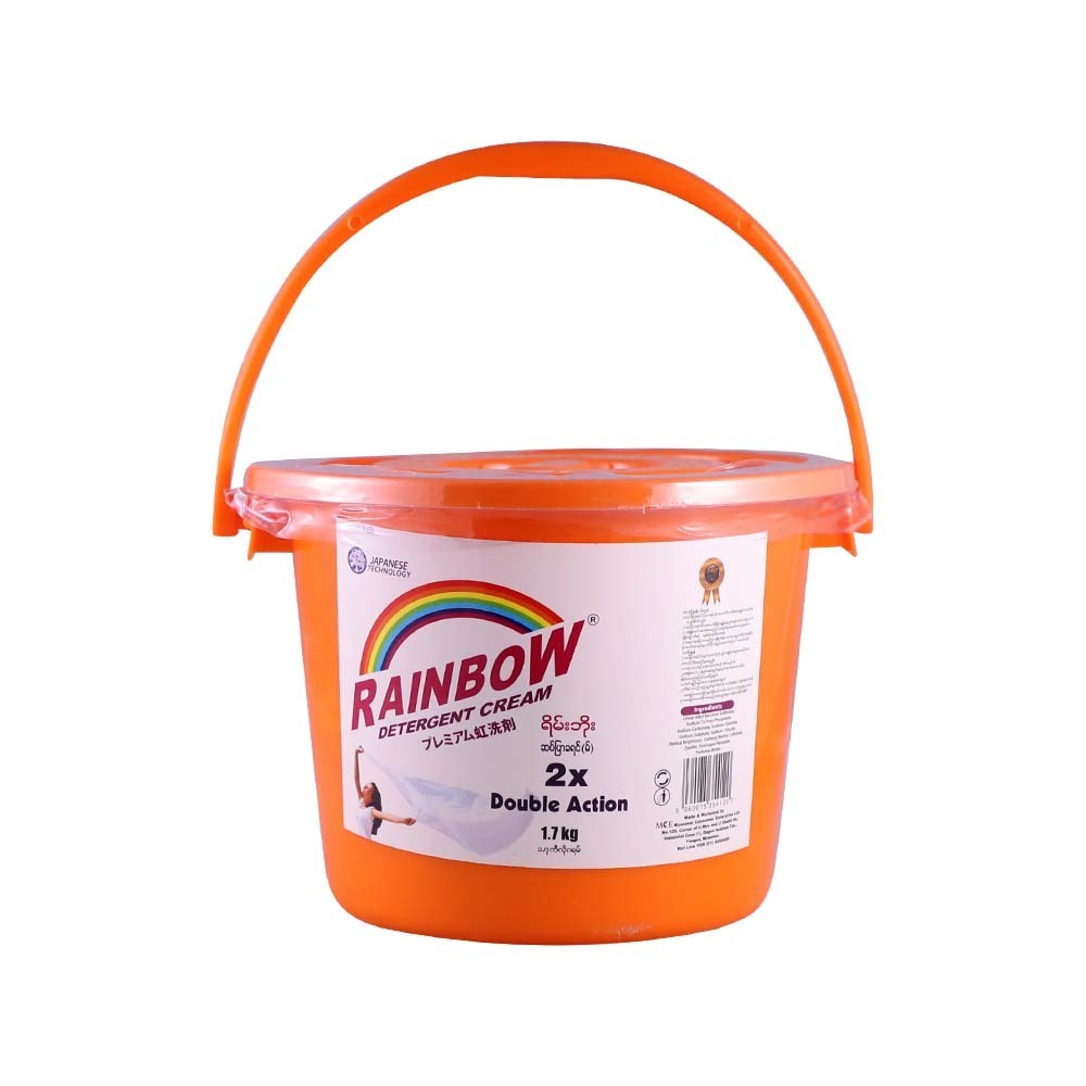 Rainbow Detergent Cream Double Action 1.7KG