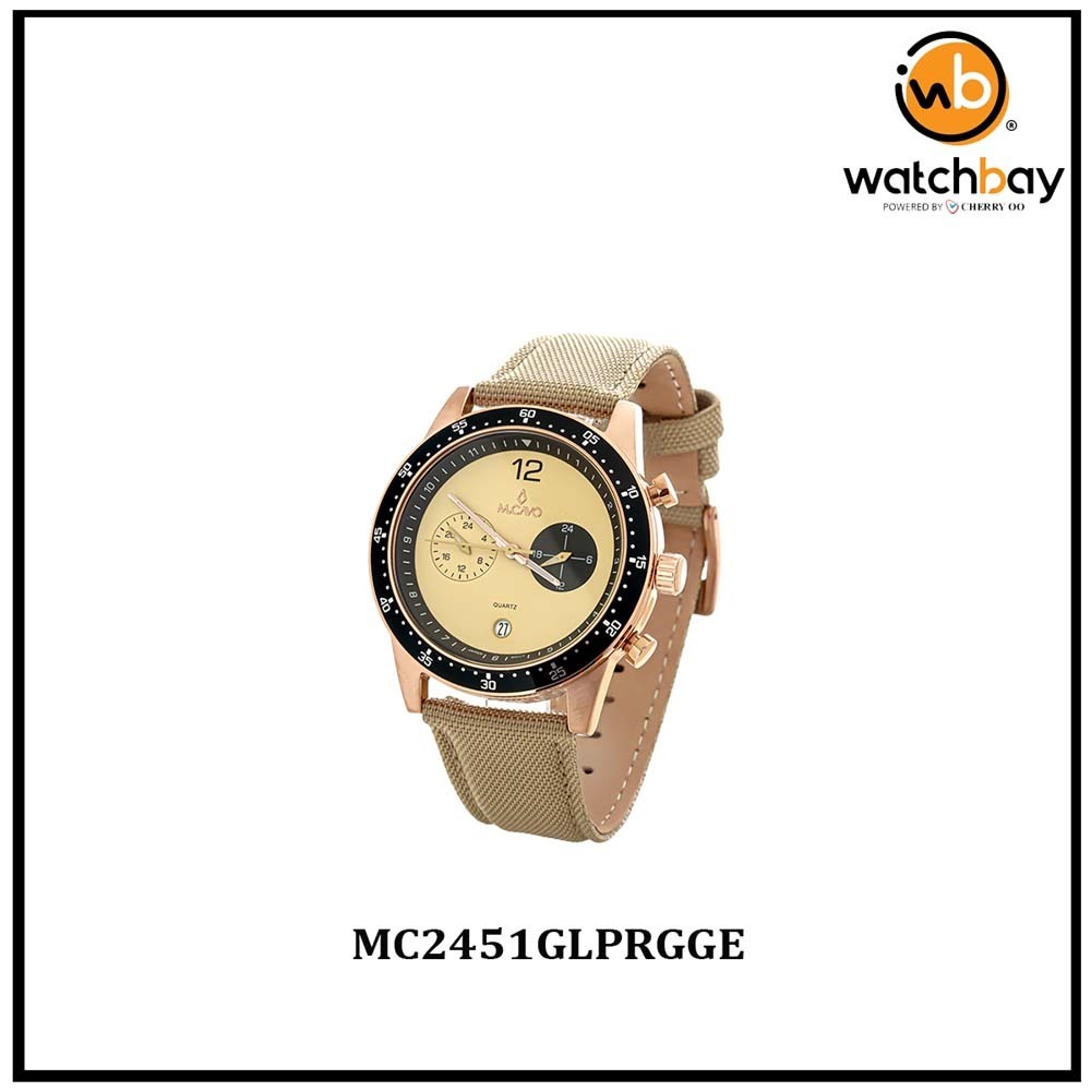 M. Cavo Men Watch MC2451GLPRGGE Cherry Oo