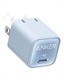 Anker 511 Nano 3 USB-C GaN Charger 30W PIQ 3.0 Foldable PPS Fast Charger Blue