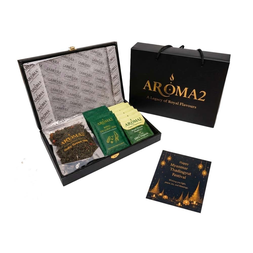 Aroma2 Thadingyut Leather Box Set (3)