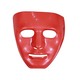 Uncle Gyi Plain Red Mask