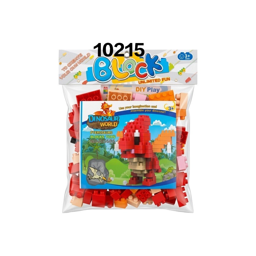 Baby Cele Dinosaur World Block Unlimited Toys Set 10215 1PC Random