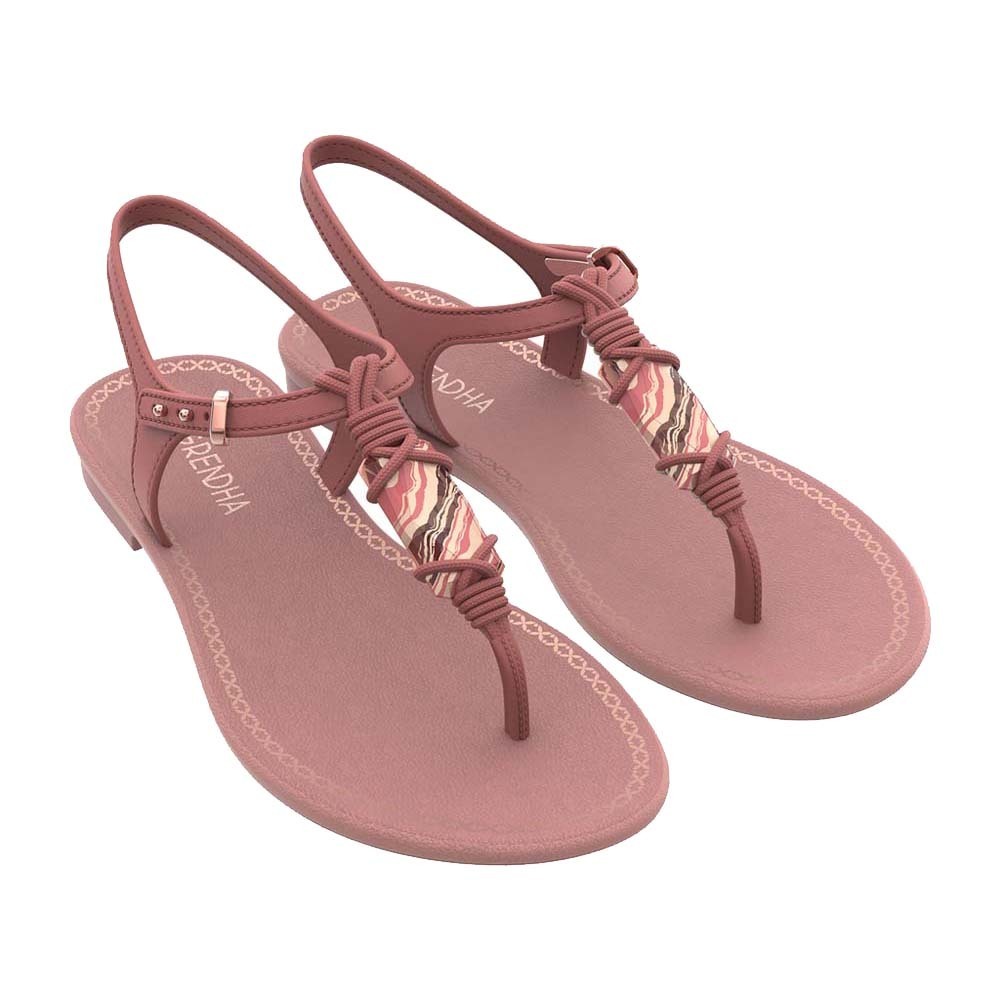 Grendha Cacau Rústica Sand Ad Sandal (No-5) Dark Nude 118898AV23205