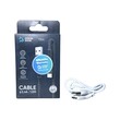 Arrow Show USB Type-C Cable 2.4A White (1M)