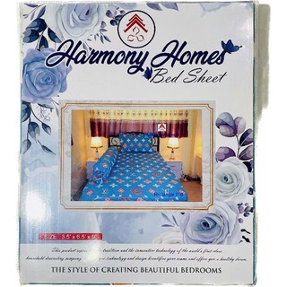 Harmoy Homes Bed Sheet Single (3.5' x 6.5' x 9") HH Single 213