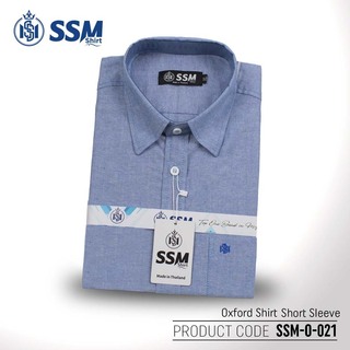 Oxford Shirt Short Sleeve Over Size (Dark Blue) SSM-O-P-S-063
