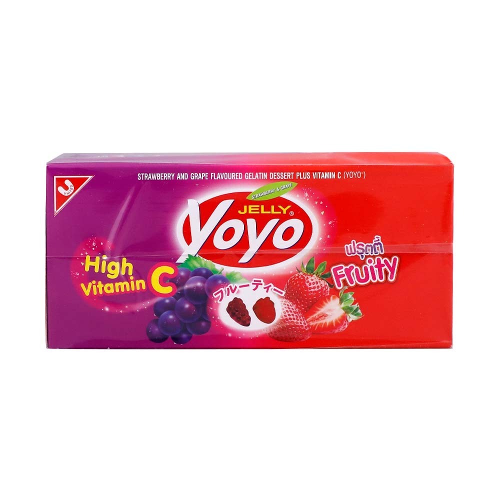 Yo Yo Jelly Strawberry&Grape High Vitamin C 18Gx12