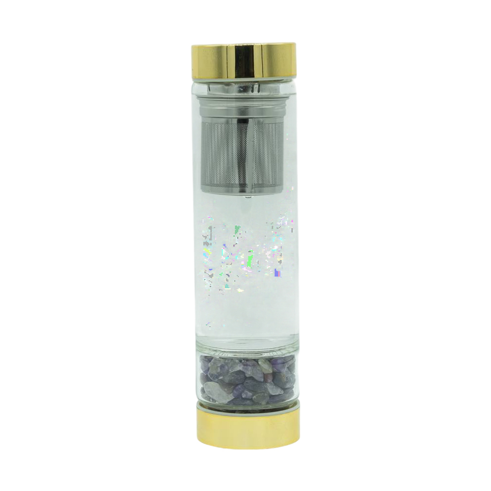 Moon Magic Sagittarius (Amethyst) Crystal Water Bottle