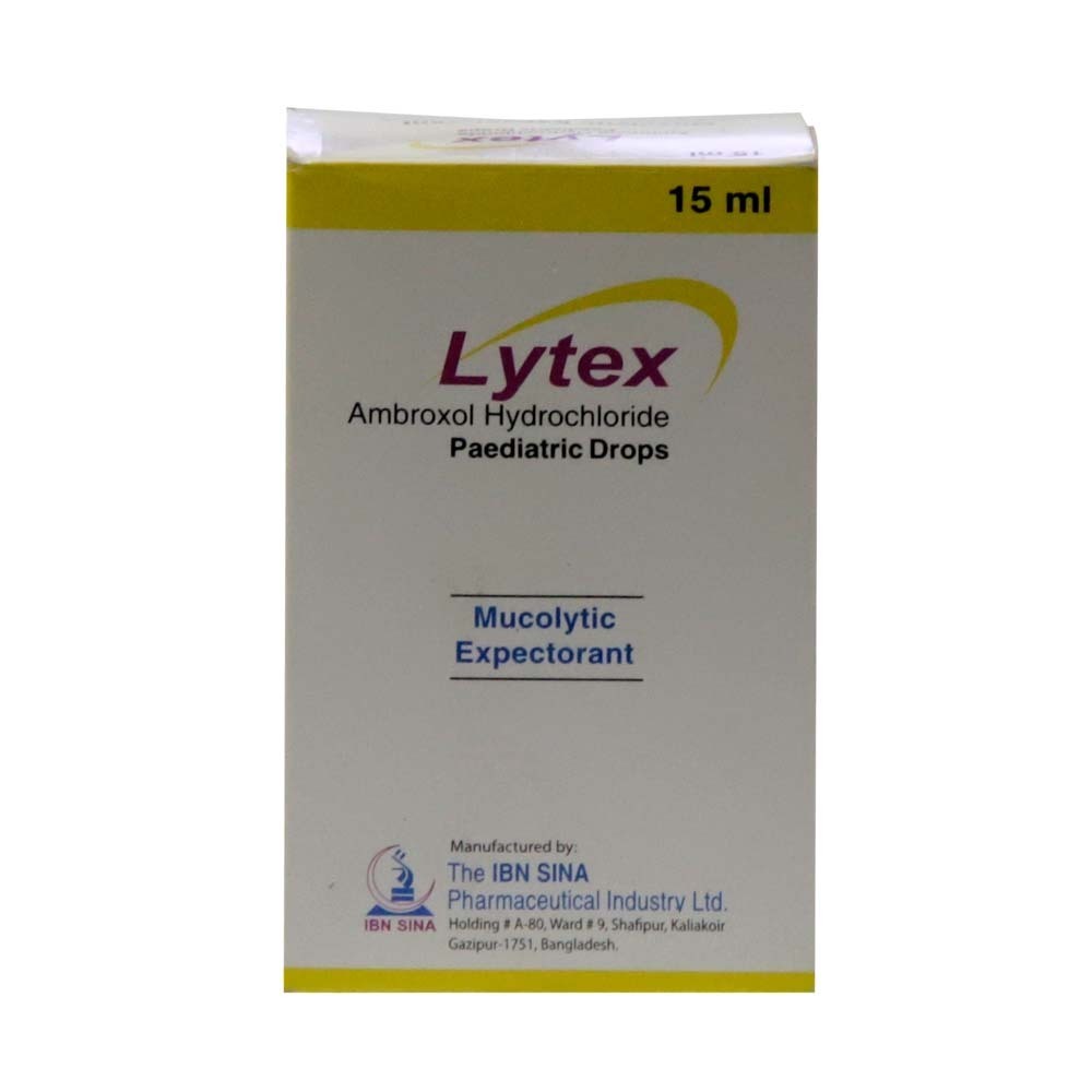 Lytex Ambroxol Hydrochloride Paediatric Drops 15ML